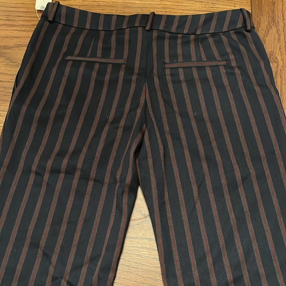 Anthropologie low rise striped flare  pants, size 2, NWT - Picture 9 of 14